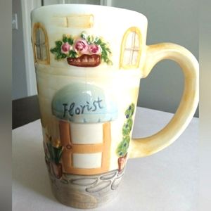 20 oz. Coffee/tea mug. Bella Casa "Florist"
